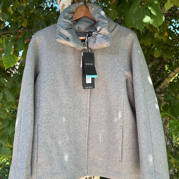 🆕 GEOX Diamanta women short coat Size 42 ( Fit Large ) - Picture 10 of 16